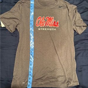 Nike Brown Ole Miss Strength Short Sleeve Tee
